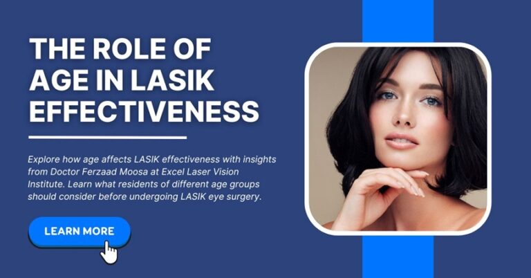 image of a beautiful woman; blog title: The Role of Age in LASIK Effectiveness: What Los Angeles Residents Need to Know