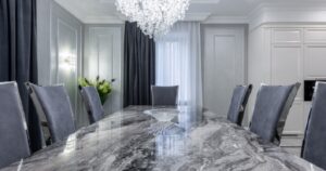 marble dining table